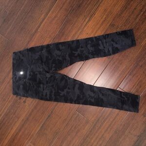 lululemon athletica Black Camo Leggings